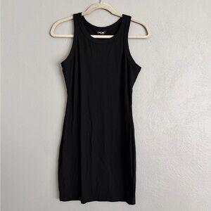 Chicme Fitted Dress Size Medium Black Mini Bodycon